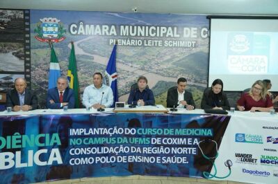 Imagem da notícia Junior Mochi destaca investimento de R$ 47 milhões para viabilizar curso de Medicina da UFMS em Coxim